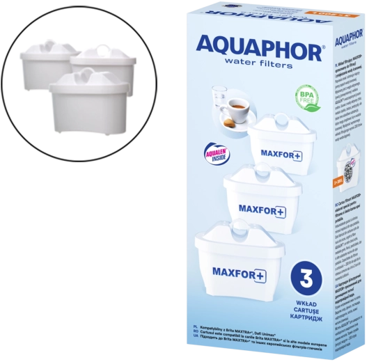 Set van AQUAPHOR MAXFOR B25 filterpatronen, 3 stuks