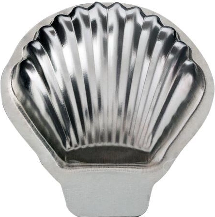 Mini schelpvormpjes voor koekjes, 20 stuks