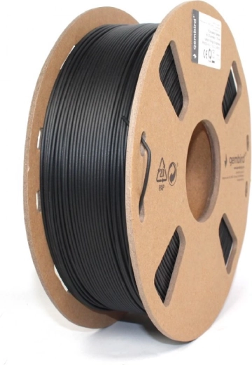 GEMBIRD PLA‑filament 1,75 mm carbon, zwart