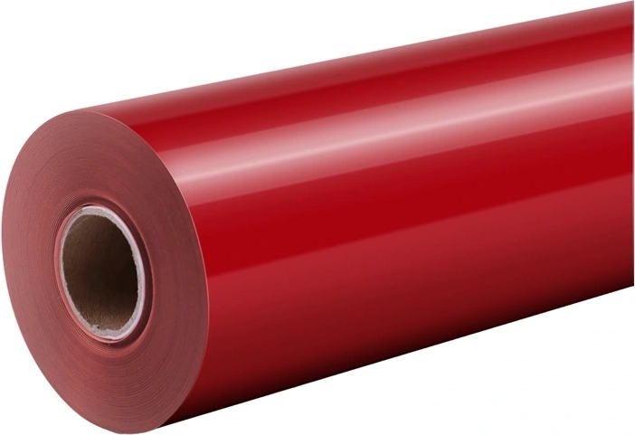HTVRONT Pure termotransferfolie 30,5 cm × 1,8 m rood