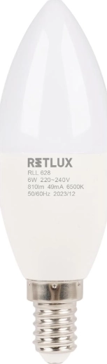 Retlux LED-kaarslamp E14 6 W 6500 K