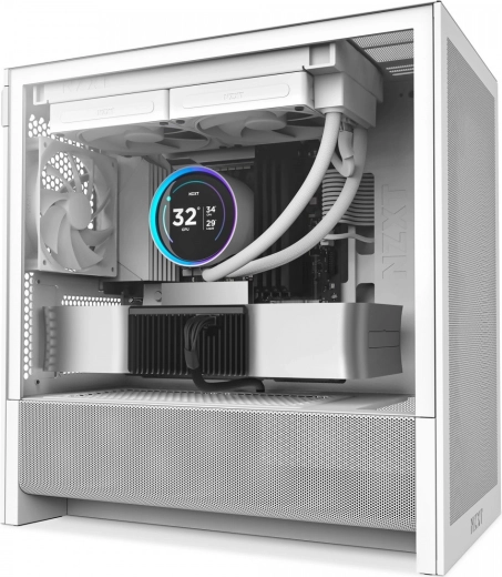 NZXT H3 Flow witte micro-ATX behuizing