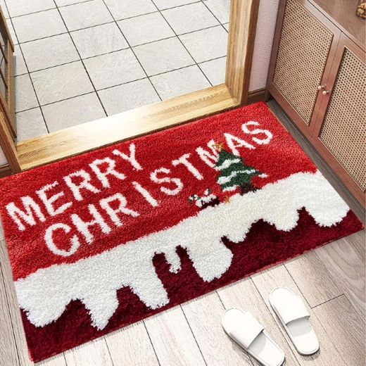 Kerstdeurmat Merry Christmas 50 × 80 cm