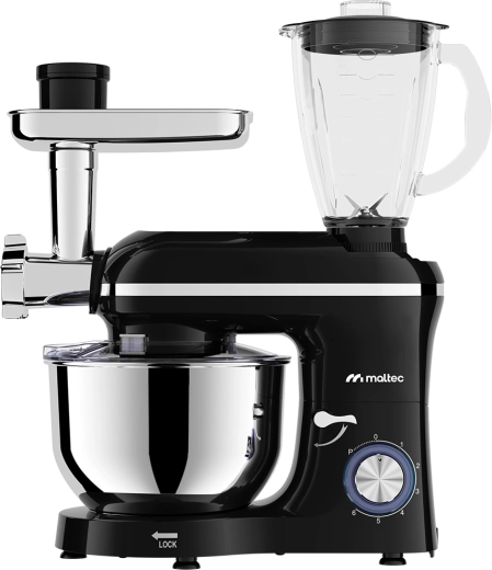 MalTec keukenrobot MaltecChef 5000W met blender en vleesmolen