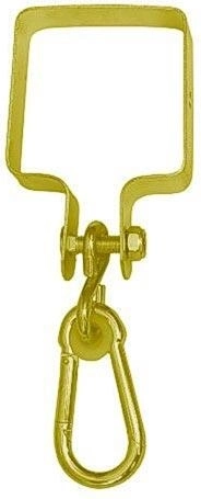 Haak voor schommel met vierkante klem 90 × 90 mm, draagvermogen 70 kg