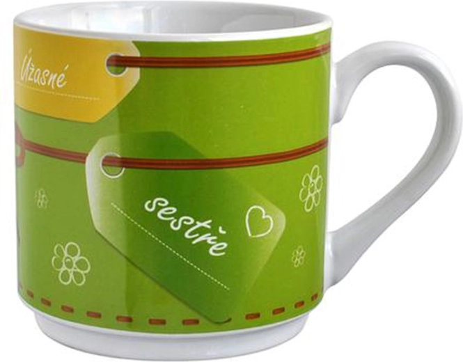 Cadeau keramische mok voor zus 560 ml