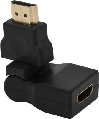 Draaibare HDMI-adapter met vergulde contacten