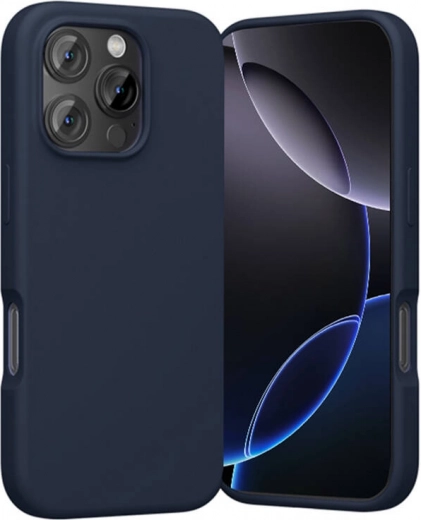 Siliconenhoes Vention voor iPhone 16 Pro Max met MagSafe, blauw