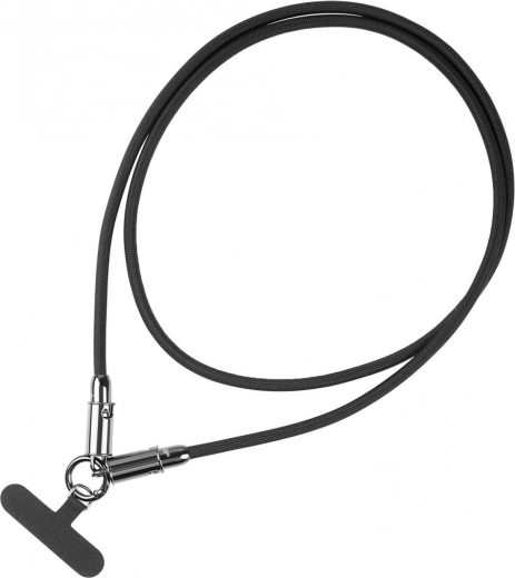 USB‑C-kabel 2‑in‑1 met telefoonusje 1 m zwart