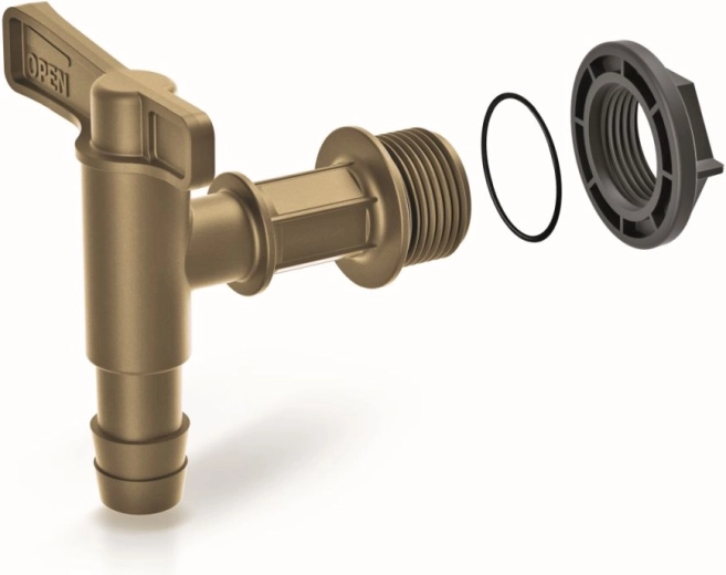 Kraan voor regenton CANTAP 1 goud