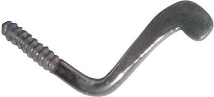 Stalen draaioog met schroefdraad 50 mm, glanzend (20 stuks)