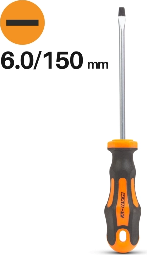 Platte schroevendraaier 6,0 × 150 mm