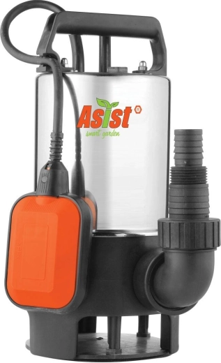 Dompelbare vuilwaterpomp 1100 W roestvrij staal ASIST