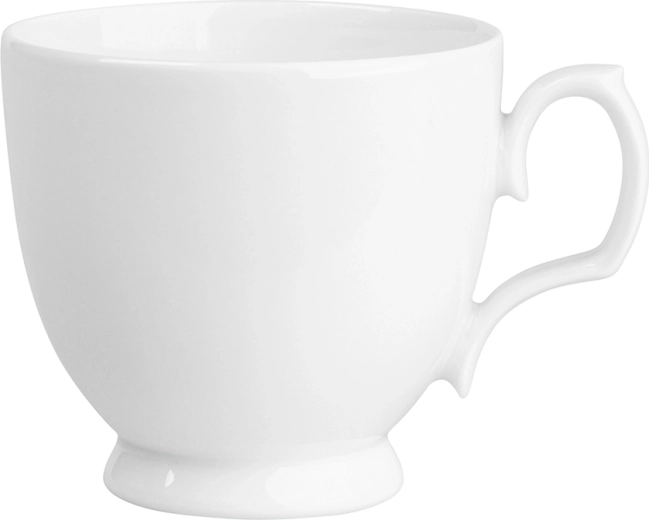 MariaPaula Klasyka klassieke witte porseleinen cappuccinokop 350 ml