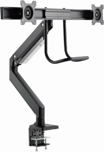 Dubbele arm voor 2 monitoren tot 32" met bureaumontage