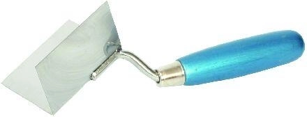 Hoekvormige roestvrijstalen afwerklepel FESTA 80 × 60 × 60 mm