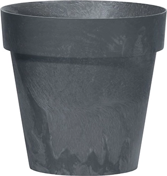 Bloempot Cube betoneffect 11 cm antraciet