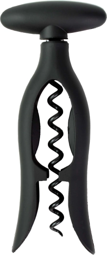 Kurkentrekker van zwart ABS-kunststof