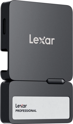 Draagbare SSD Lexar Professional SL400 Go 2 TB met USB‑C-hub