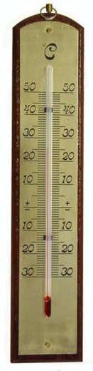 Kamerthermometer met alcohol PROVENCE – houten, -30 tot +50 °C