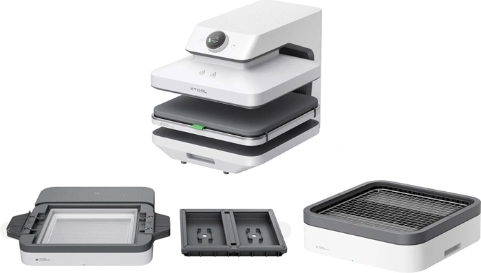 Multifunctionele hittepers xTool WonderPress V1.0 3-in-1 wit