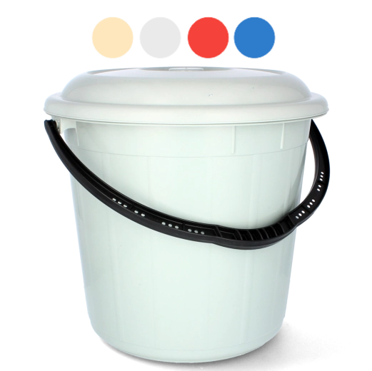 Kunststof emmer met deksel 20 l