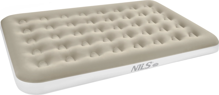 Opblaasbaar matras NILS Camp beige 191 × 137 × 22 cm