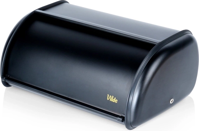 Stalen broodtrommel zwart 36 × 23 × 14,5 cm Vilde