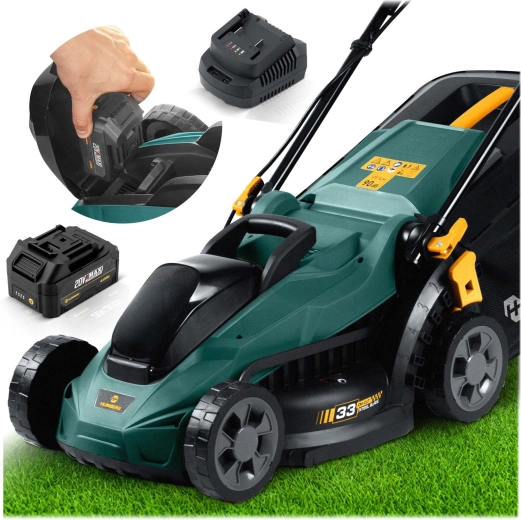 Accugrasmaaier Humberg 33 cm 20 V met borstelloze motor