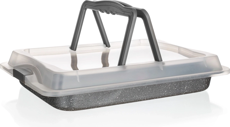 Bakplaat met deksel GRANITE 42x29x4,5