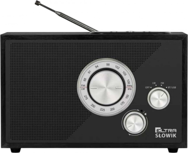 Tafelradio Słowik met USB, Bluetooth en MP3-speler, zwart