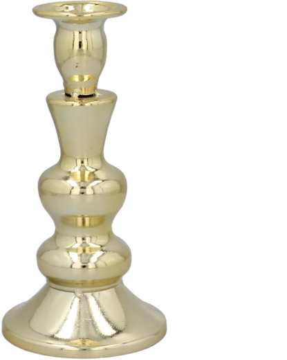 Metalen theelichthouder, minimalistisch design 15,7 cm