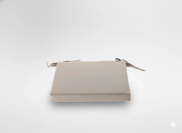 Stoelkussen 40 × 40 × 5 cm in natuurtint