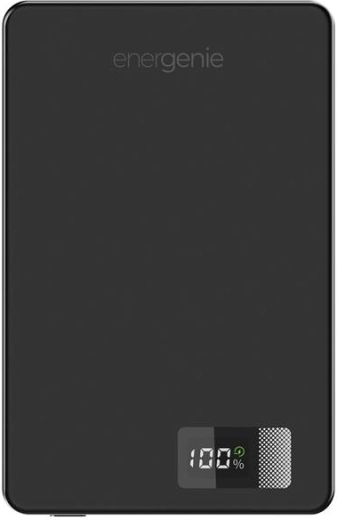 Energenie magnetische draadloze powerbank met LCD 5000 mAh 15 W zwart