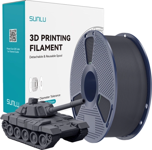Sunlu PLA+ high-speed filament grijs