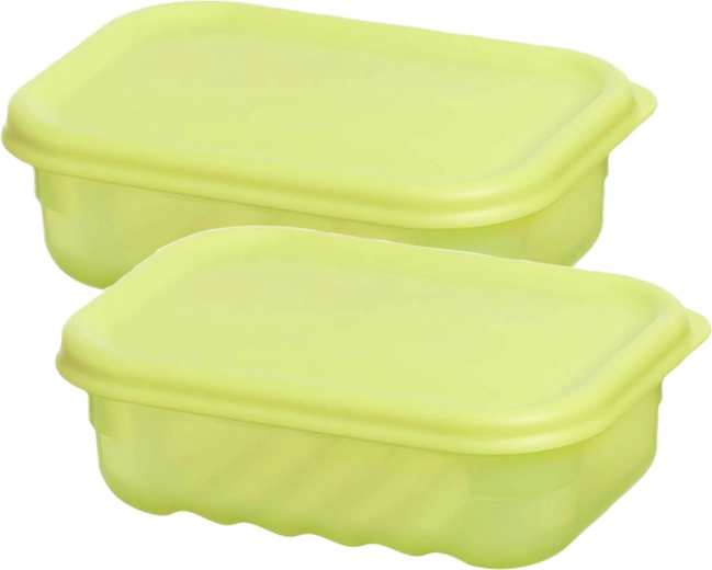 Voedselcontainer Fresh Block 330 ml, set van 2 stuks