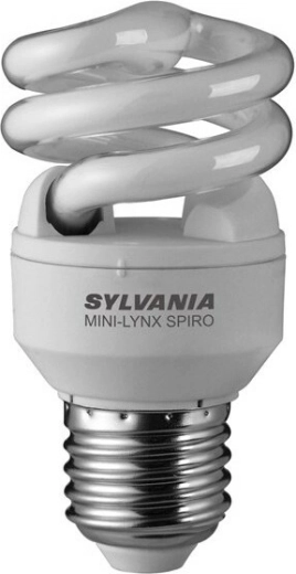 Sylvania Mini-Lynx Spiral 9 W E27 warm wit spaarlamp