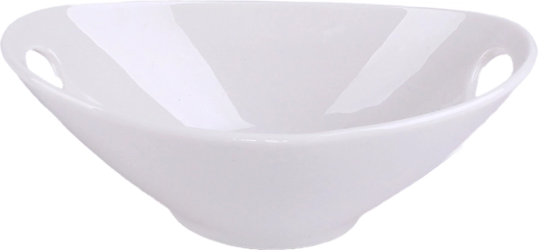 Porseleinen ovale serveerschaal 55 ml wit