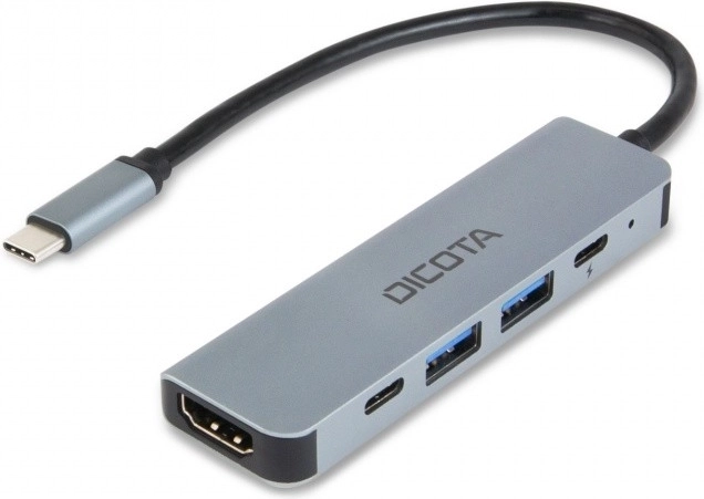 USB-C-hub 5-in-1 met HDMI 4K en Power Delivery 100 W