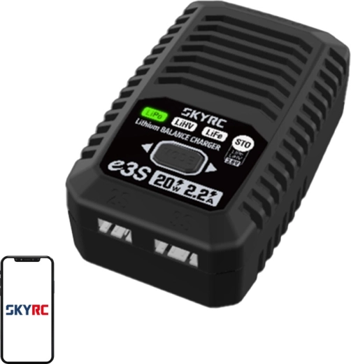 Netlader voor LiPo/LiHV/LiFe 2S/3S SKYRC e3S