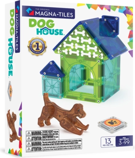 MAGNA-TILES magnetische bouwset hondenhok (13 onderdelen)
