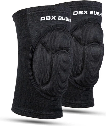Elastische kniebeschermers DBX Bushido met foamvulling