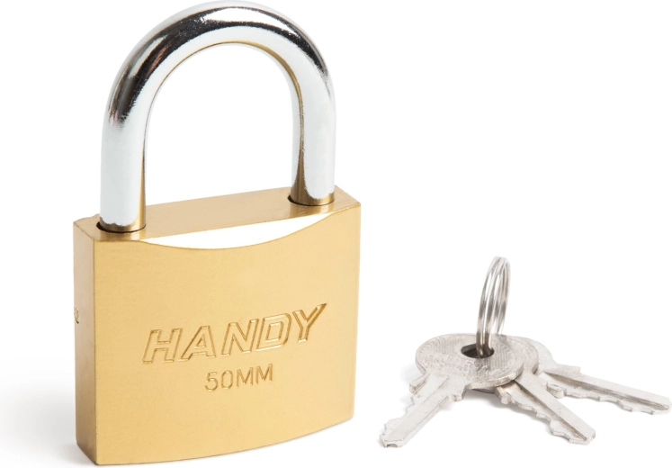 Hangslot 50 mm met beugel Ø 7,5 mm