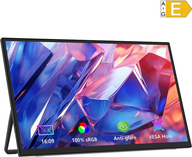 Zeuslap Z18S draagbare gamingmonitor 18,5" Full HD 100 Hz