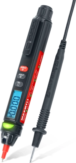 Digitale zakmultimeter True RMS met contactloze spanningsdetectie