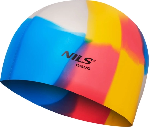 Siliconen badmuts NILS Aqua NQC Multicolor