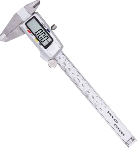 Elektronische digitale schuifmaat RENEW FORCE 0–150 mm met etui - 1 stuk