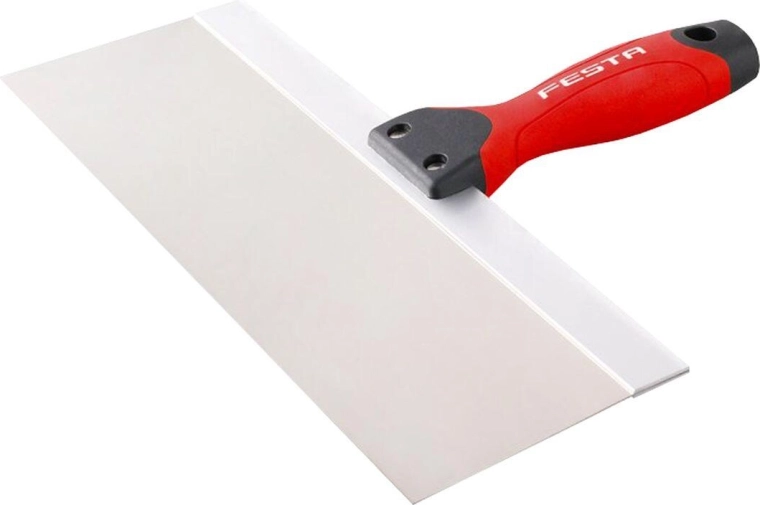 RVS spaan met versteviging 300 mm FESTA