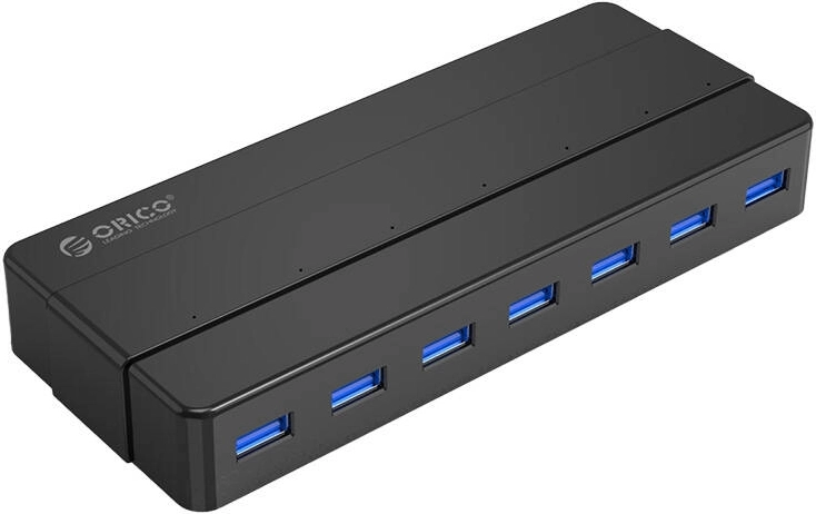 ORICO USB-hub 7× USB 3.0, zwart