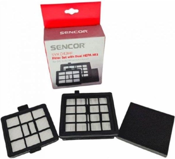 Filterset Sencor SVX 043HF voor stofzuigers SVC 1035 en SVC 1038
